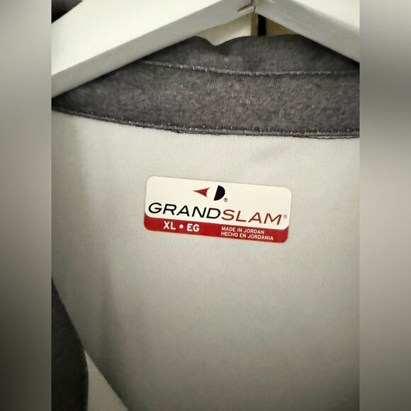 Grand Slam Gray Ombre Short Sleeve Collared Golf Polo Shirt Size XL - Picture 4 of 6